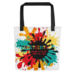 Juneteenth Splash Tote bag