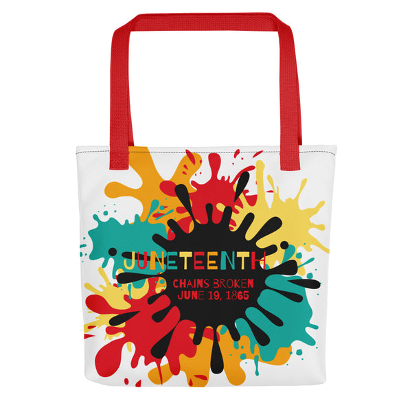 Juneteenth Splash Tote bag