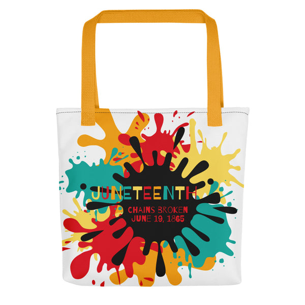 Juneteenth Splash Tote bag