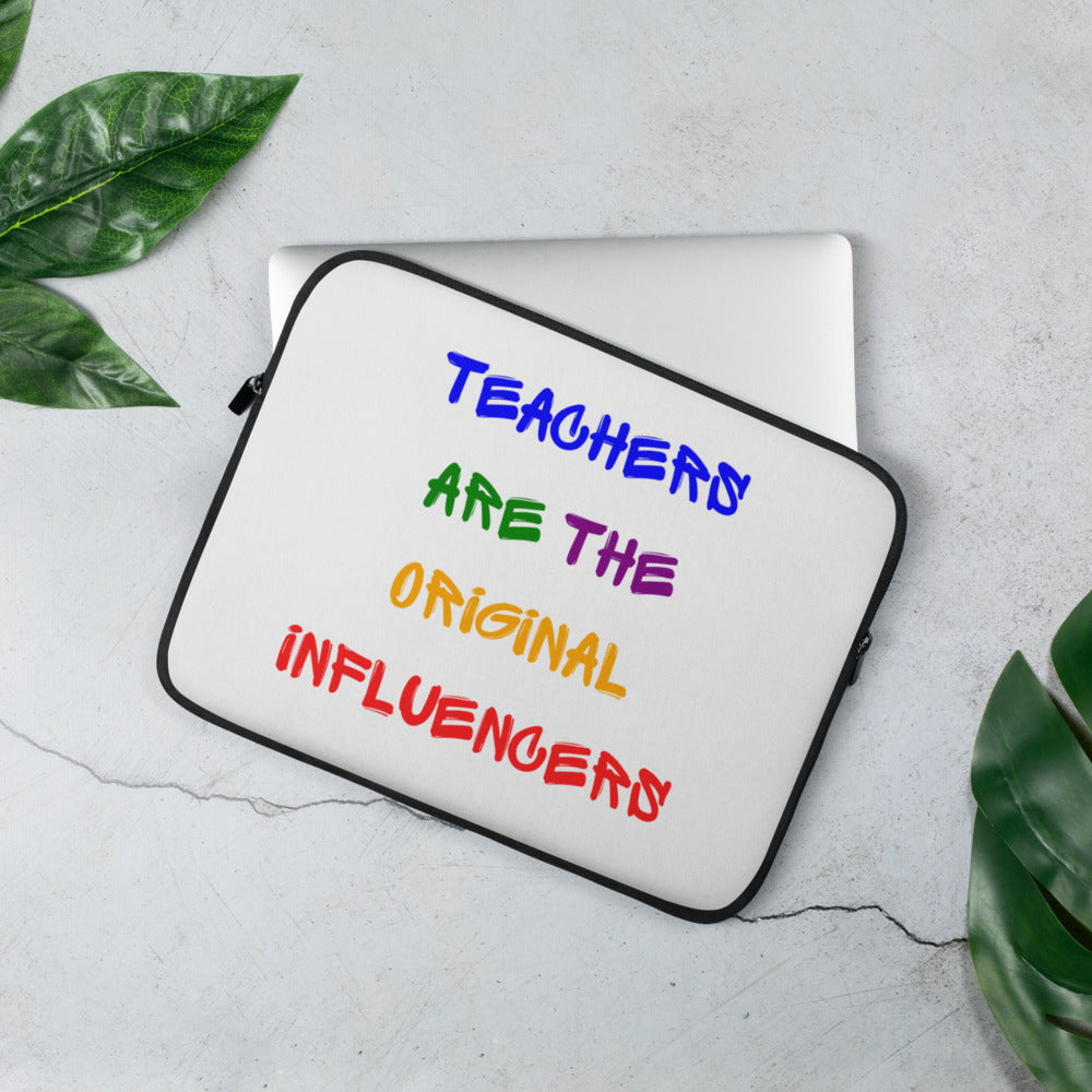 Teacher Influencer Laptop Sleeve