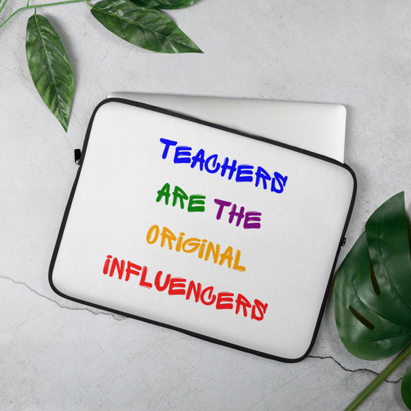 Teacher Influencer Laptop Sleeve