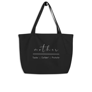 “Mother” Large organic tote bag