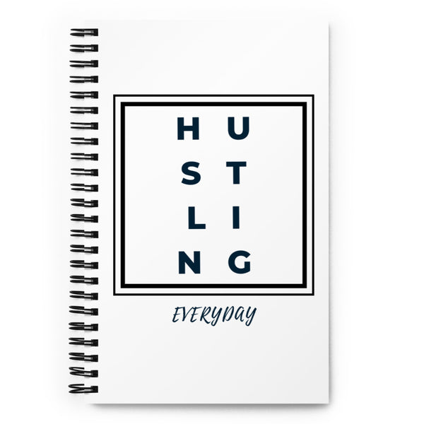 Hustling - Spiral notebook