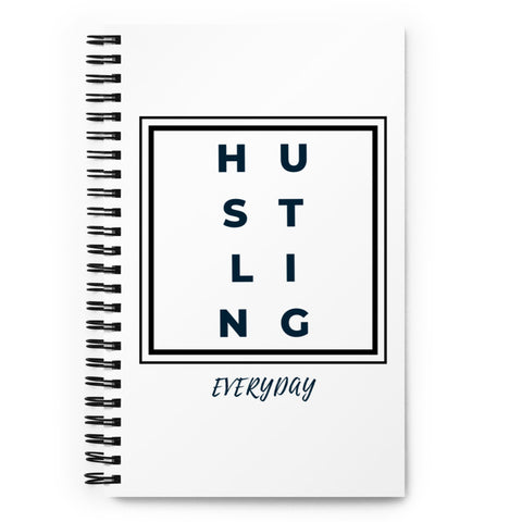 Hustling - Spiral notebook