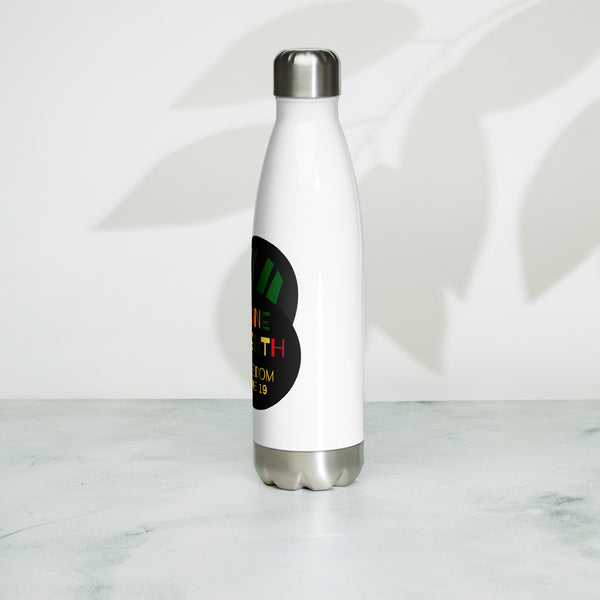 Juneteenth Love Stainless Steel Water Bottle