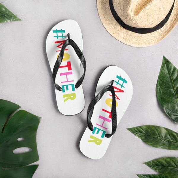 #Mother Rainbow Flip-Flops