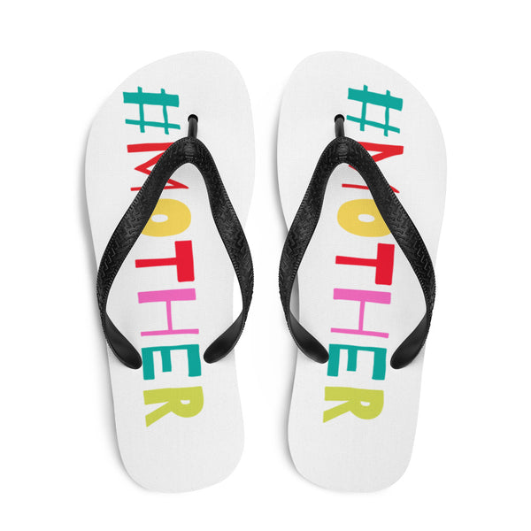 #Mother Rainbow Flip-Flops