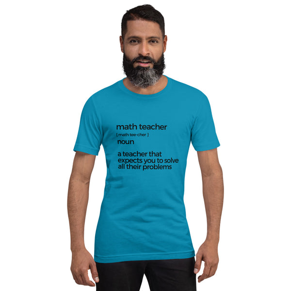 Math Teacher Short-sleeve unisex t-shirt