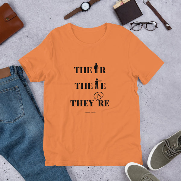 Their etc. Short-sleeve unisex t-shirt