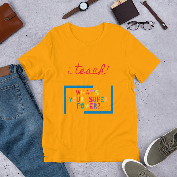 iTeach Short Sleeve Unisex T-Shirt