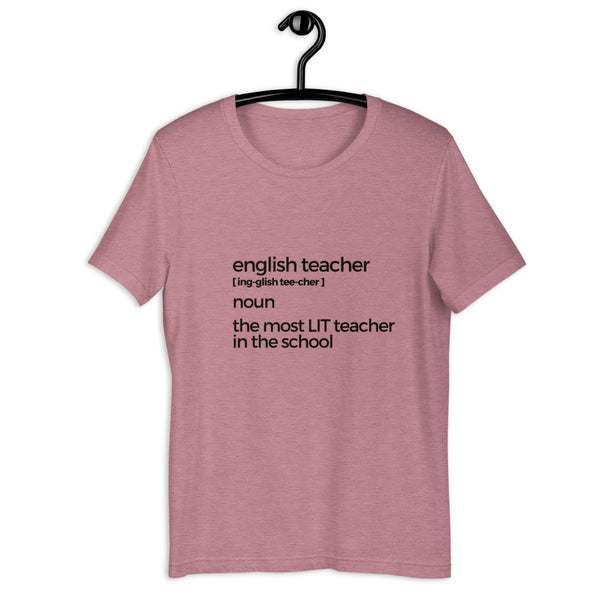 Lit English Teacher Short-sleeve unisex t-shirt