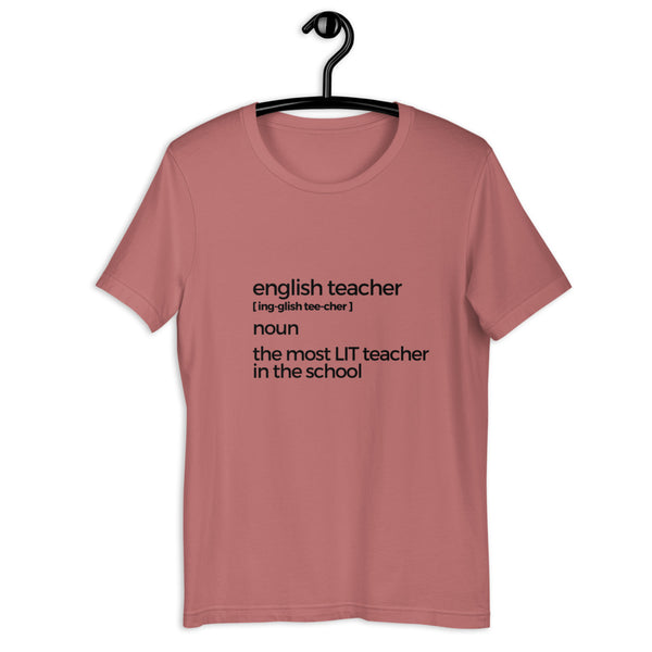 Lit English Teacher Short-sleeve unisex t-shirt