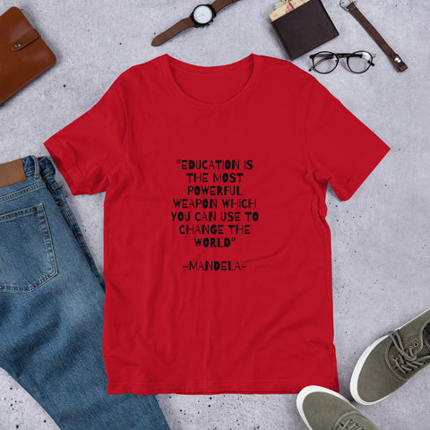 Mandela Quote - Short-Sleeve Unisex T-Shirt