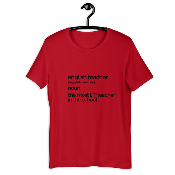 Lit English Teacher Short-sleeve unisex t-shirt