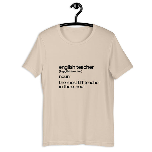 Lit English Teacher Short-sleeve unisex t-shirt