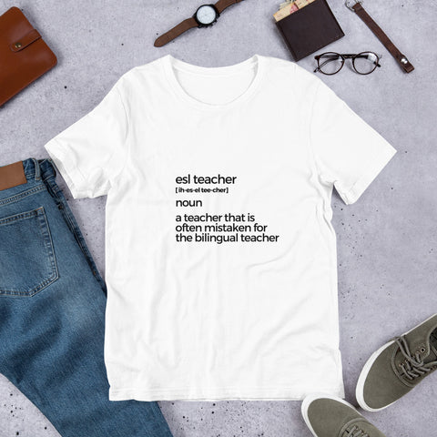 ESL Teacher Short-sleeve unisex t-shirt