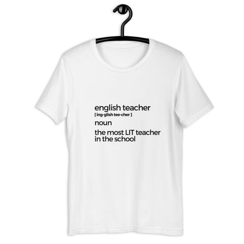 Lit English Teacher Short-sleeve unisex t-shirt