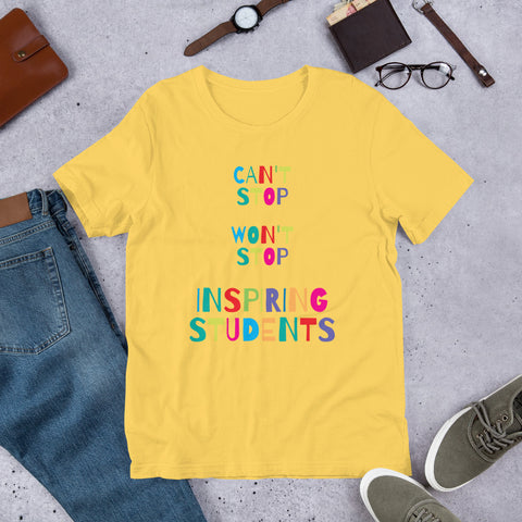 "Can't Stop..." Short-Sleeve Unisex T-Shirt