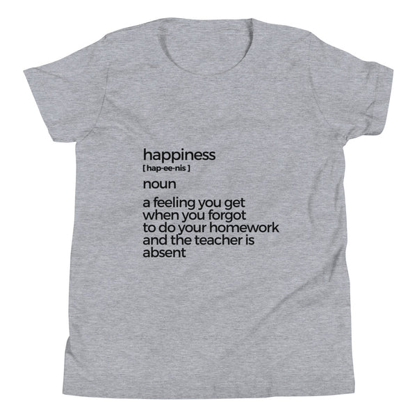 Happiness Youth Short Sleeve T-Shirt